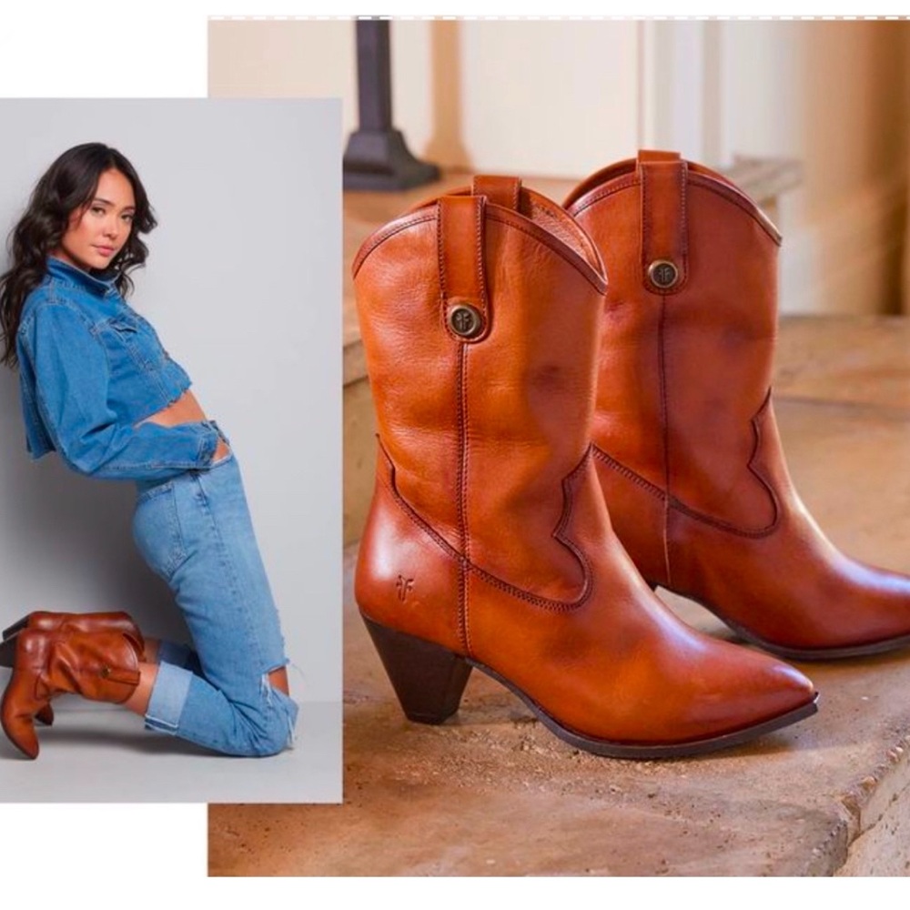 FRYE June Western Boots 10